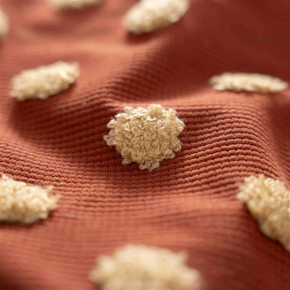 Terracotta Velvet Fabric